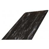 Crown Workers Delight Spiffy Vinyl Dry Area Anti-Fatigue Mat - 2' x 60', Black